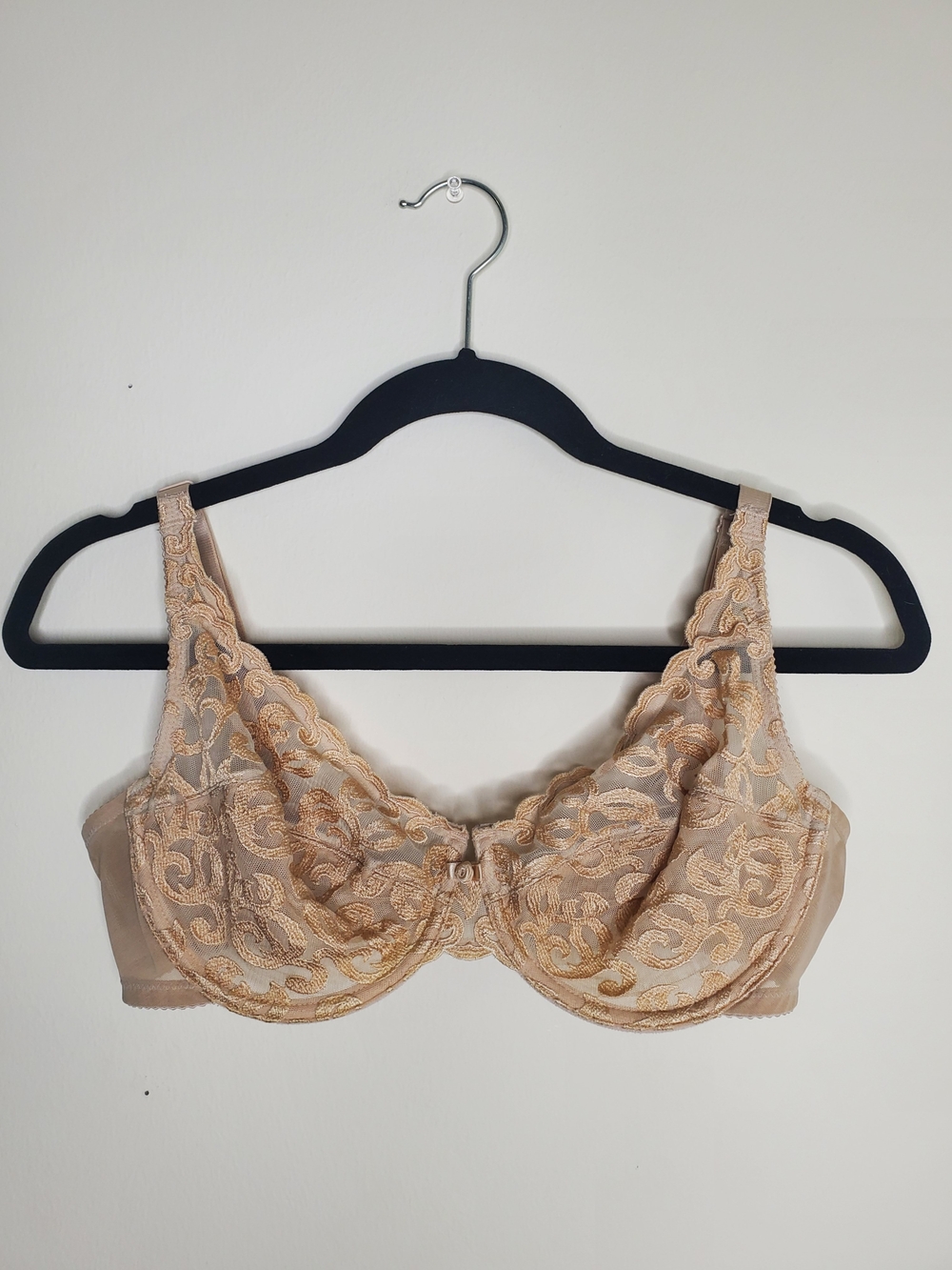 Wacoal Nude Beige Lace Underwire Bra Size 36D